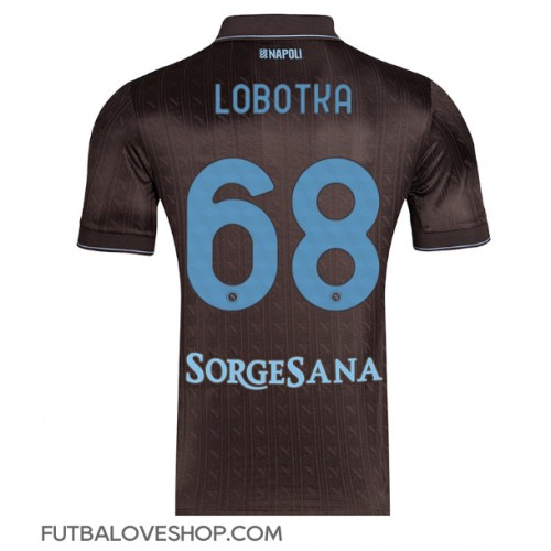 Dres SSC Napoli Stanislav Lobotka #68 Tretina 2025-26 Krátky Rukáv
